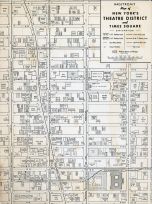 Theatre District and Times Square, New York City 1949 Five Boroughs Street Atlas
